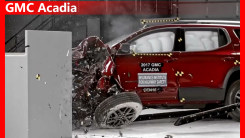 GMC Acadia正面25%碰撞测试，安全性完胜沃尔沃