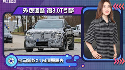 宝马新款X4 M谍照曝光 外观调整 搭3.0T引擎