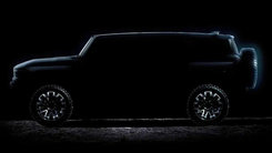 悍马新纯电SUV下月发布 造型方正外挂全尺寸备胎