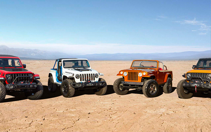 Jeep全新牧马人概念版发布！涵盖四种不同车型