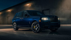 劳斯莱斯库里南定制版 专属蓝色车漆