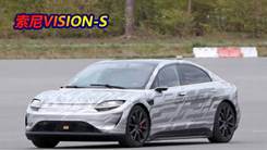 索尼首款电动车谍照！贯穿式尾灯可配多个传感器