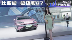 2023上海车展-实拍驱逐舰07，海洋新车型，Model 3新对手？