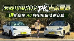 五菱缤果SUV PK 吉利星愿，谁能稳坐 A0 纯电小车头把交椅